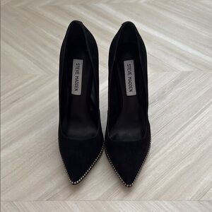 Steve Madden Suede Black Women's Heels with Studs